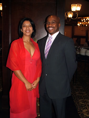 Ms Jackie Samson (WCape Chairperson) and MEC Richard Dyantyi (Local Government and Housing)